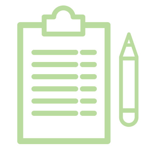A clipboard with text and a pencil next to it.