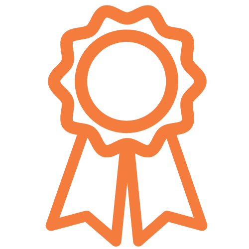 Ribbon icon.